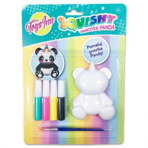 Zestaw kreatywny Stnux Squishy do pomalowania Panda